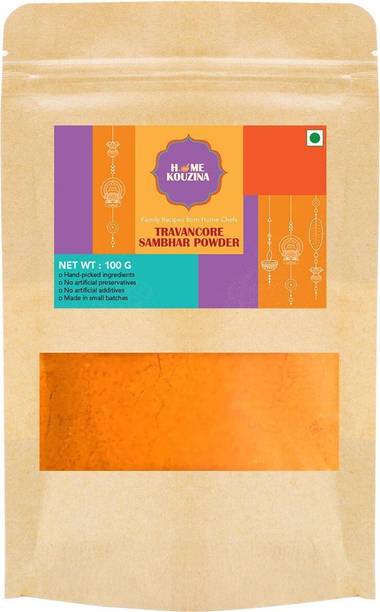 Home Kouzina Travancore Sambhar Powder-Authentic South Indian Spice Blend for Traditional