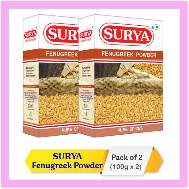 सूर्या Fenugreek (Methi) Powder 100g (Pack of 2; 100g Each) (Total 200g)