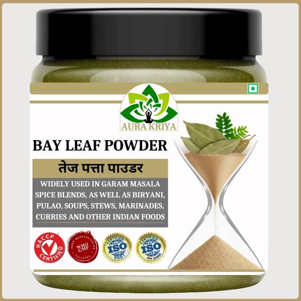 Aura Kriya Bay Leaf Powder - Tej Patta Powder - Bay Leaves Powder/Cinnamomum Tamala Powder