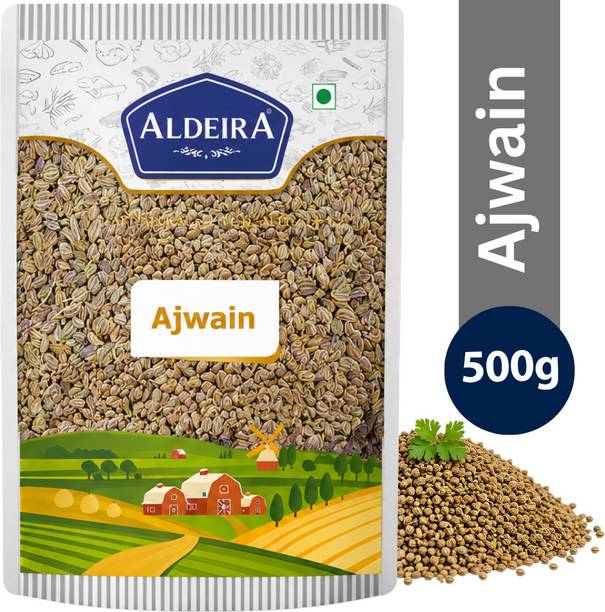 Aldeira Pure Whole Carom Seeds (Ajwain) for Healthy Cooking & Authentic Flavor