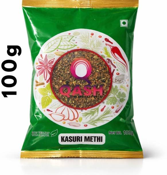 QASH SPICES QASH Premium Kasuri Methi (Dried Fenugreek Leaves) – Aromatic & Naturally Dried