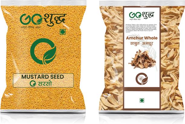 Goshudh Amchur Sabut 1Kg & Sarso 500gm Combo Pack 1500g