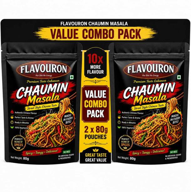 FLAVOURON Chaumin Masala I Street Style Chinese Noodles Masala, Premium Taste Enhancer