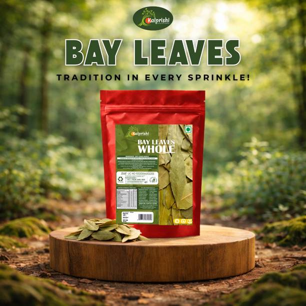 Kalprishi Bay Leaves (Tej Patta) Whole – Premium Natural Aromatic Spice for Cooking