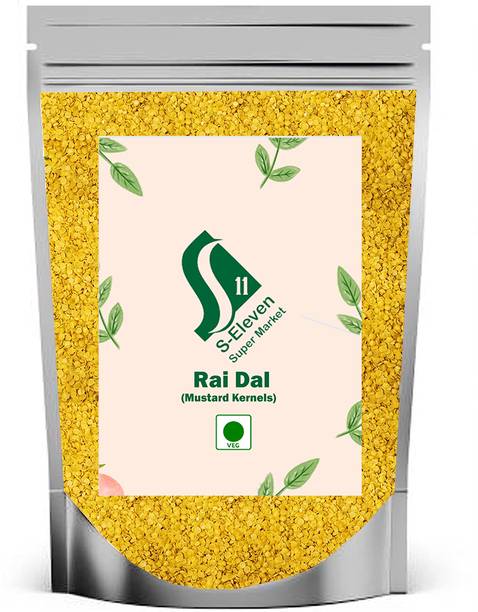 S Eleven Super Market Split Kernels of Mustard/Rai Dal for Pickle/Yellow Mustard/Sarson Seeds