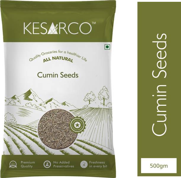 KESARCO Cumin (Jeera) Seeds - Premium Quality | 100% Natural | No Artificial Colours