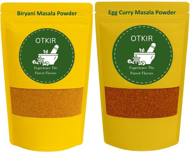 Otkir Home Made Biryani Masala And Egg Curry Masala Powder Combo Pack- 50 Gram Each