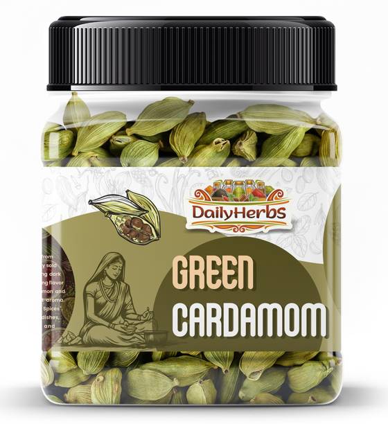 DAILYHERBS Cardamom Green Whole | Grade - Small Size- (6mm-7mm)