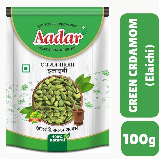 AADAR Whole Green Cardamom 100gm | Hari Elaichi Premium Qualitya_