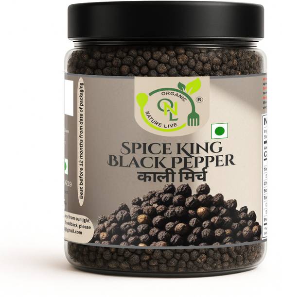 organic nature live Whole Black Pepper | Bold & Aromatic Spices