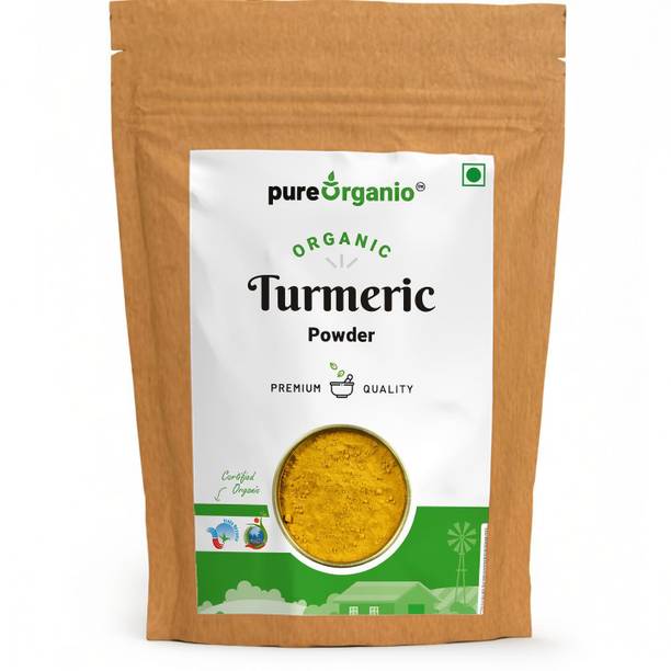 Pure Organio Organic Turmeric Powder - Haldi Powder - NPOP Indian Organic Certified