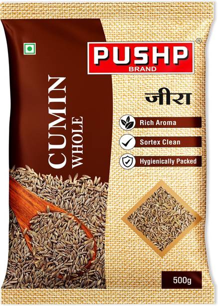 Pushp Brand Whole Jeera | Premium Cumin Seeds for Cooking & Tadka
