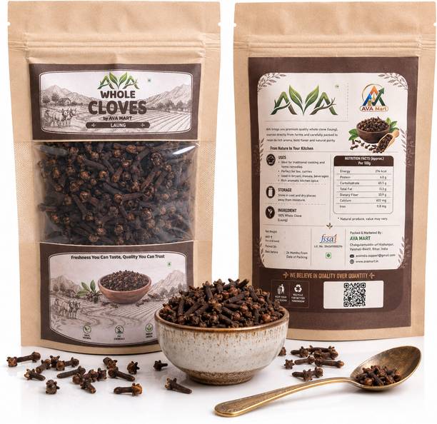 AVA Whole Cloves / Sabut Laung | 100% Natural & Highly Aromatic | No Preservatives |