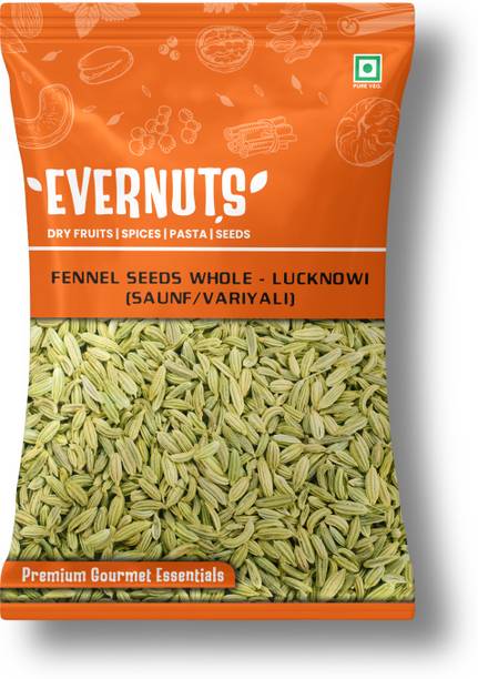Evernuts Fennel Seeds Whole - Lucknowi (Saunf/Variyali)