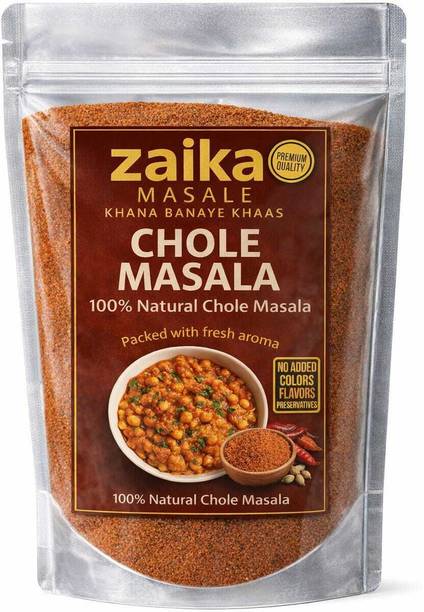 zaika masale Chole Masala 250g No Preservatives Fresh & Spicy Taste