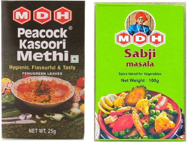 MDH KASOORI METHI 25Gm & SABJI MASALA 100GM