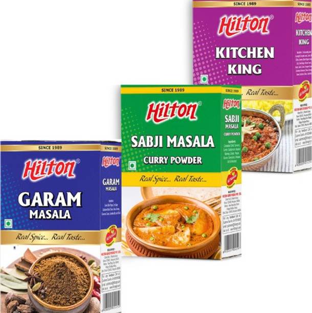 HILTON Kitchen King +Garam Masala + Sabji Masala 300gm