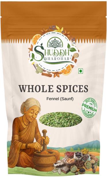 Shuddh Dharohar Fennel Seeds Saunf Whole Premium Aromatic Pure And Natural Fresh