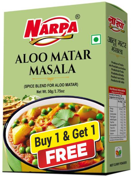 Narpa Aloo Matar Masala 50g | Classic Indian Masala for Rich & Tasty Aloo Matar