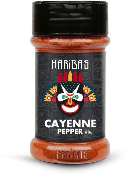 हरिबास Cayenne Pepper 60g - Easy to Store Shaker Jar - Cayenne Pepper 60g
