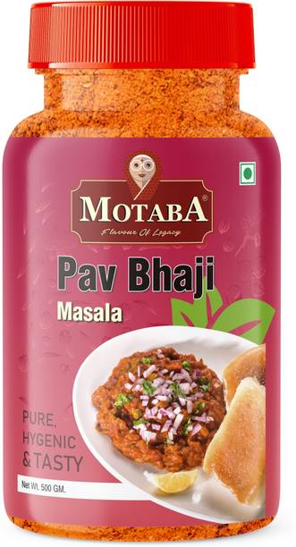 MOTABA Tasty Pav Bhaji Masala Powder Jar, No Artificial Additives and No Preservatives