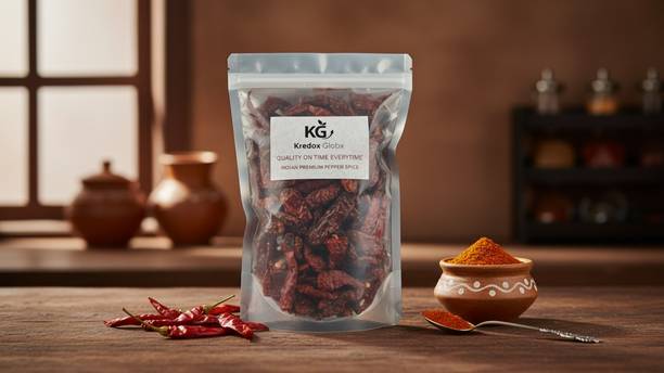 Kredos Globx KG Kashmiri Red Chilli Dry Whole