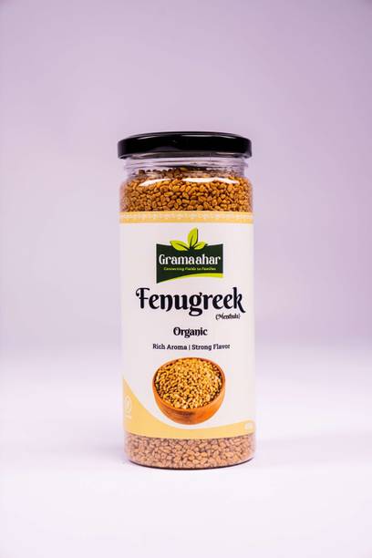 Gramaahar Fenugreek Seeds (Methi Dana) 500g | Whole Natural Spice | Fresh & Aromatic |