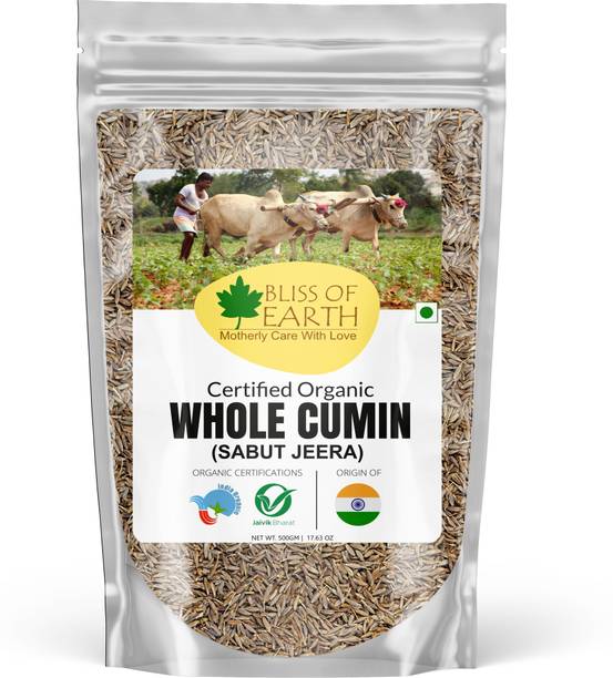 Bliss of Earth Organic cumin seed|Sabut jeera without Preservatives Good for Health & Cooking