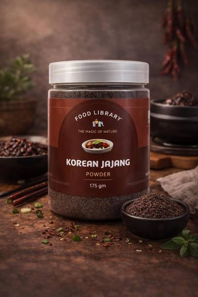 FOOD LIBRARY THE MAGIC OF NATURE Korean Jajjang powder(Black Bean) Global Seasonings | International Spices