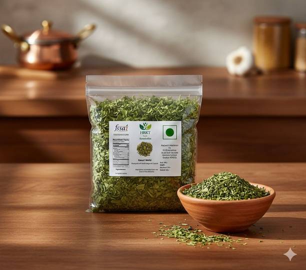 HRKT Kasuri Methi Hand Picked Premium Quality Dried Fenugreek Leaves