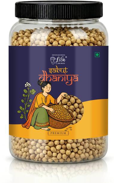 lila dry fruits Coriander Seeds 100 Gms Whole Dhania Seed