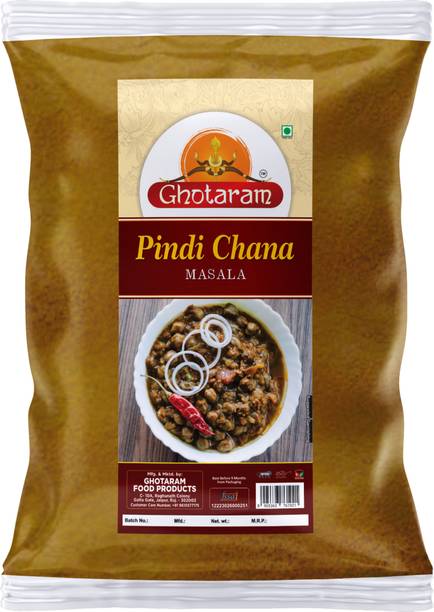 GHOTARAM Amritsari Pindi Chana Masala | Pindi Chole / Chickpeas Sabji Masala-240Gx1Pk