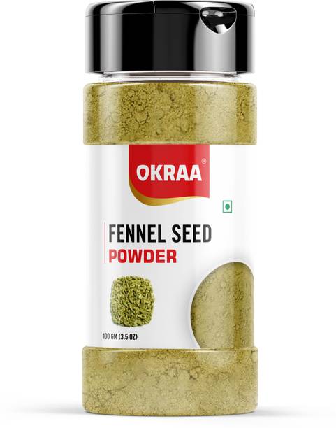 OKRAA Fennel Seed Powder /Saunf Powder / Varyali Powder /Organic Saunf -100 GM
