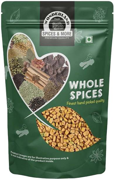 WONDERLAND Foods Premium Quality Fenugreek Seeds (Methi Dana)