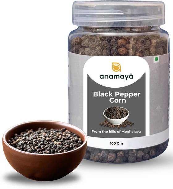 Anamaya Black Pepper Corns | Sabut Kali Mirch | Pure and Natural |