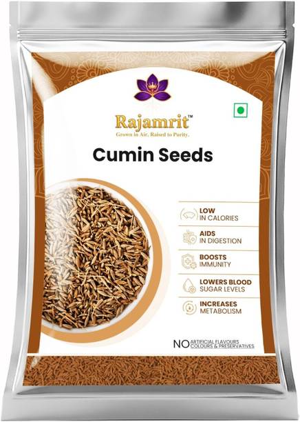 Rajamrit Organics Zeera Cummin Seeds. Premium Black Cumin Seed, Black Cumin Seeds for Wellness