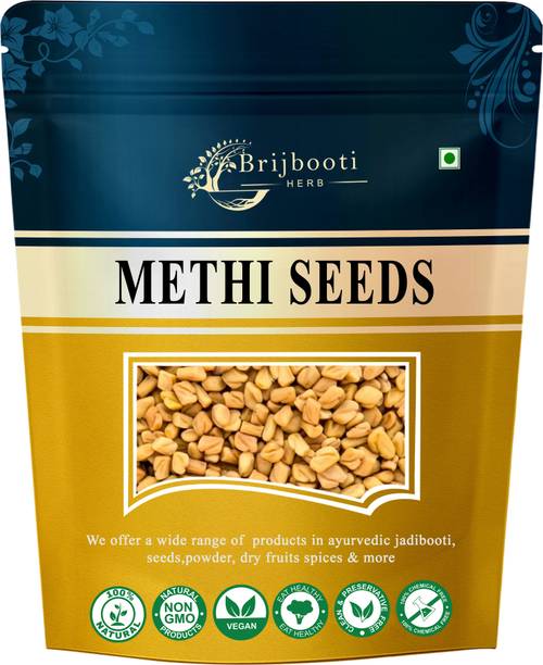 BrijBooti Methi Seed (200 Gm) | Fenugreek Seeds | Whole Methi Dana Seeds | Indian Spices