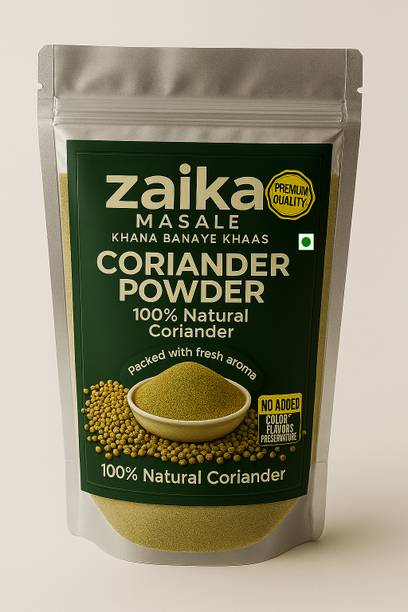 zaika masale Natural Coriander (Dhaniya) Powder 250g | Freshly Ground Kitchen Spice