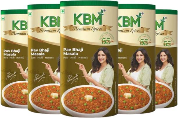 KBM Premium Pav Bhaji Masala Powder | Rich in Flavour and No Artificial Additives