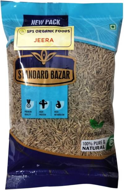 Sps Organic Foods Premium Cumin Seeds Jeera for Cooking, Seasoning, Digestion & Ayurvedic Use