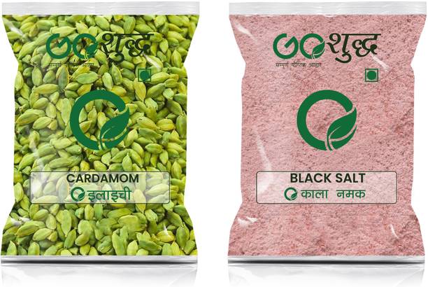 Goshudh Kala Namak 500g & Choti Elaichi 250gm Combo Pack 750g