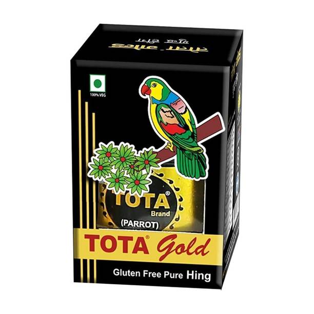 TOTA Gold 100% Pure Hing Crystals. 100% Natural Strong Heeng / Asafoetida - 10gm