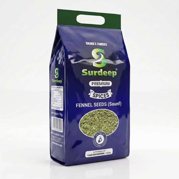 Surdeep Premium Fennel Seeds : Fresh & Healthy Indian Cooking Everyday Essentials Spices
