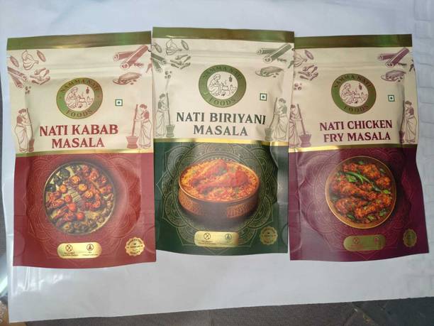 Namma Nati Foods Weekend Special Masala Combo for Biryani, Chicken Fry & Kabab Recipes