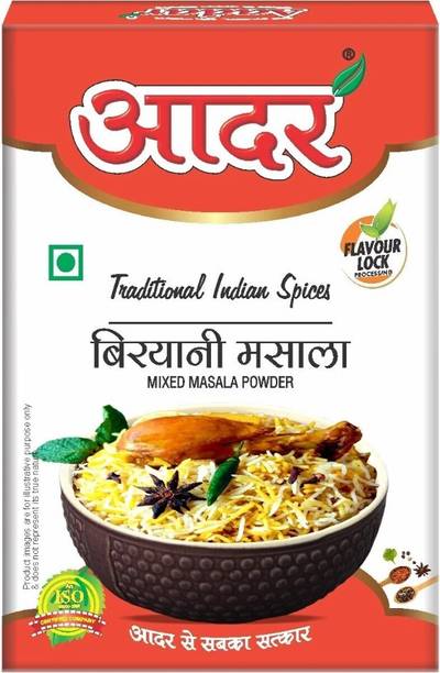 AADAR Biryani Masala 50g Powder for Aromatic, Flavourful Rice, No Preservatives|
