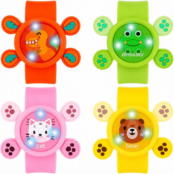 Pluspoint Kids LED Slap Wrist Band for Boys and Girls Adjustable Cartoon Bracelet