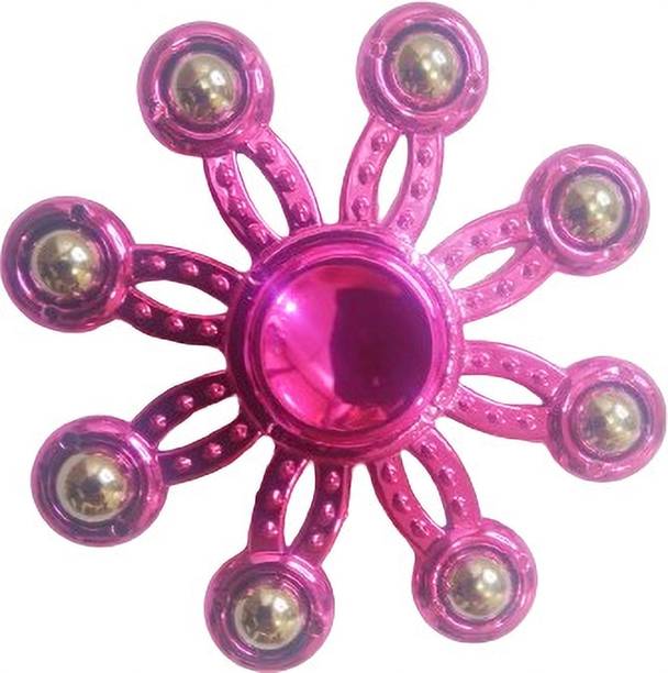 ParshvGroups Metal Spinner, Big Size, Pink Color New Design (Pack of 1)