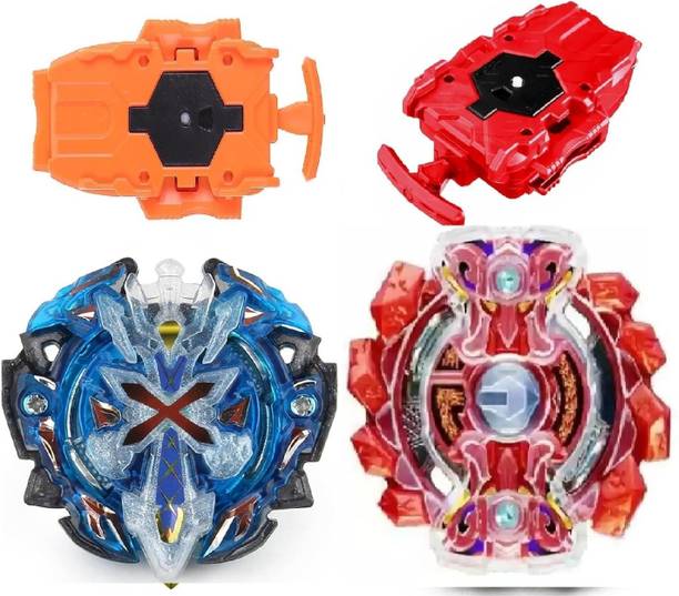 Bestie Toys Battle Top Metal Fusion Clash of Speed Top with 2 Blades&2 String Launchers..