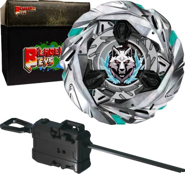 BLADEKING BEYS Launcher Kit- UX-08 SilverWolf 3-80FB + Winder Launcher + Toy Storage Box