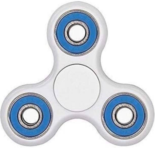 PREMSONS Premium Quality Fidget Spinner 608 Four Bearing Amazing Spin Time Tri Ultra Speed Hand Spin White Burgundy